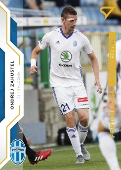 Ondrej Zahustel Mlada Boleslav SportZoo FORTUNA:LIGA 2020/21 Gold Limited /99 #131